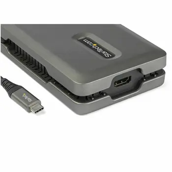 USB Hub Startech DKT31CSDHPD3 Grey 100 W