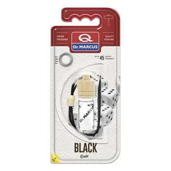 Car Air Freshener Dr Marcus Ecolo black 4,5 ml Wood Crystal Fragrance Pendant 4 Pieces