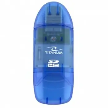 External Card Reader Titanum TA101B Blue