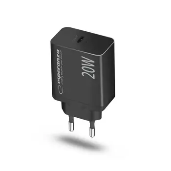 Wall Charger Esperanza EZC104K Black