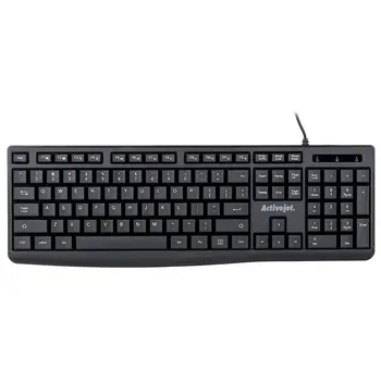 Keyboard Activejet K-3803S Black QWERTY