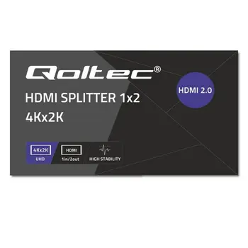 HDMI switch Qoltec 51797 Black
