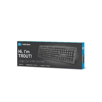 Keyboard Natec TROUT Black