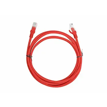 UTP Category 6 Rigid Network Cable Lanberg PCU6-10CC-0200-R Red 2 m