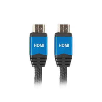 HDMI Cable Lanberg CA-HDMI-20CU-0030-BL Black 3 m 4K Ultra HD Male Plug/Male Plug