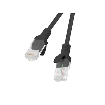UTP Category 6 Rigid Network Cable Lanberg PCU6-20CC-0100-BK Black 1 m