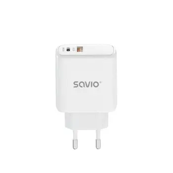 Wall Charger Savio SAVLA-06 White 30 W