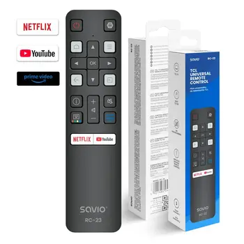 Universal Remote Control Savio RC-23 Black