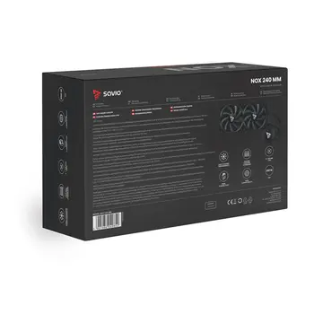 Liquid Refrigeration Kit Savio NOX 240 mm