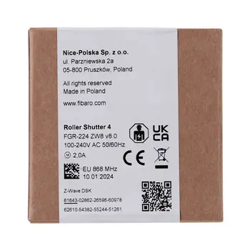 Smart Plug Fibaro FGR-224 ZW8