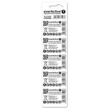 Batteries EverActive CR2450 (5 Units)