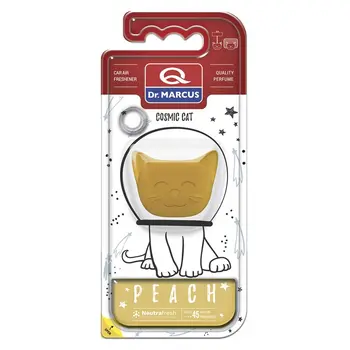Car Air Freshener Dr Marcus Cosmic Cat Peach Plastic Pendant