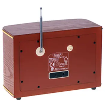 Radio Adler AD 1187 Brown Wood
