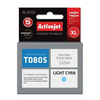 Original Ink Cartridge Activejet AE-805N Cyan
