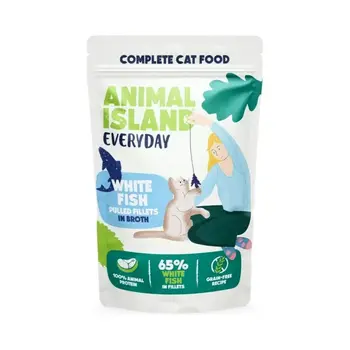 Cat food ANIMAL ISLAND White fish Fish 12 x 85 g