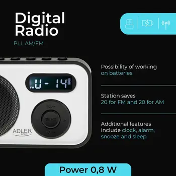 Radio Adler Black