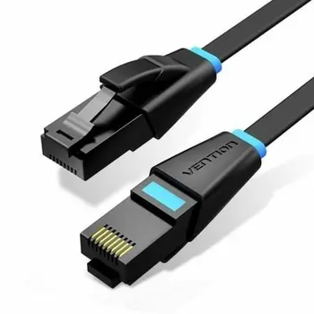 Category 6 Hard UTP RJ45 Cable Vention IBJBL Black 10 m