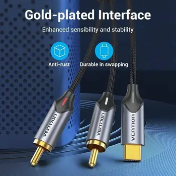 2 x RCA Cable Vention BGUHF