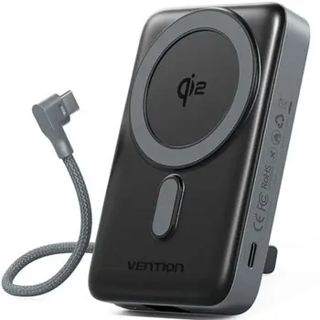 Powerbank Vention FKHH0 Grey 10000 mAh