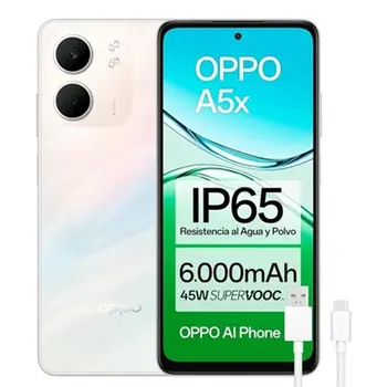 Smartphone Oppo A5X WHITE 6,67" Snapdragon 4 GB RAM 128 GB White