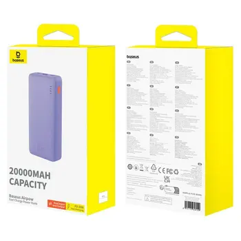 Powerbank Baseus P10022804513-00 Purple 20000 mAh 74 WH