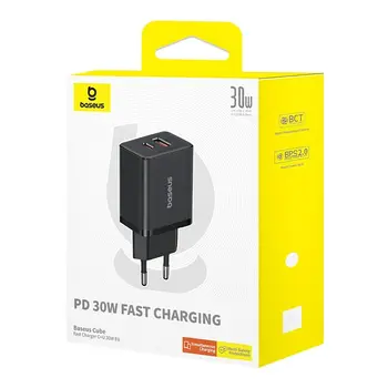 Wall Charger Baseus P10111404113-00 Black 30 W