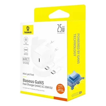 Wall Charger Baseus P10110909213-01 White 25 W