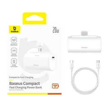Powerbank Baseus P10068306213-00 White 5000 mAh
