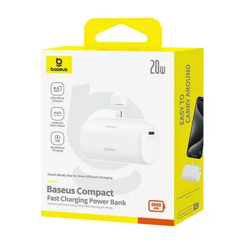 Powerbank Baseus P10068307213-00 White 5000 mAh