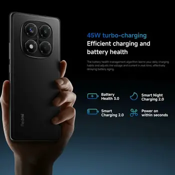 Smartphone Xiaomi NOTE14P 12-512 BK Octa Core 12 GB RAM 512 GB Black 6,67"