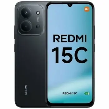 Smartphone Xiaomi Redmi 15C 6,9" MEDIATEK HELIO G81-ULTRA 4 GB RAM 128 GB Black Midnight black