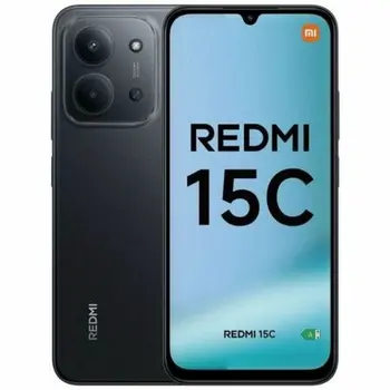 Smartphone Xiaomi REDMI 15C 4-256 BK 6,9" MEDIATEK HELIO G81-ULTRA 4 GB RAM 256 GB Black Midnight black