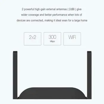 Wi-Fi Amplifier Xiaomi DVB4235GL Black 300 Mbps
