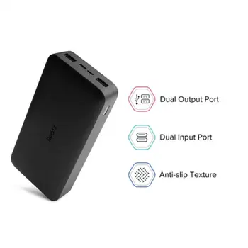 Powerbank Xiaomi Redmi Fast Charge 18W Black 20000 mAh