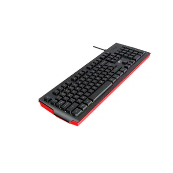Keyboard Havit KB866Lbr Black Red QWERTY