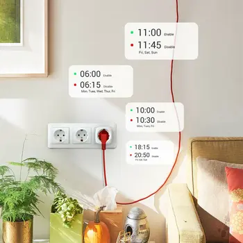 Plug Adapter Ezviz T30 White 2300 W 220-240 V