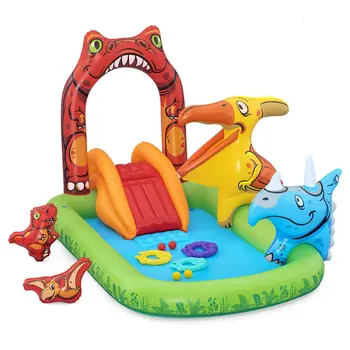 Bestway Inflatable Pool Dinosaur Play Park 241x140x137 cm 3-6 Years Garden 53160