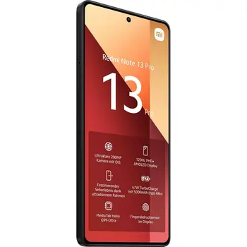 Smartphone Xiaomi Redmi Note 13 Pro 6,67" 8 GB RAM 256 GB Black