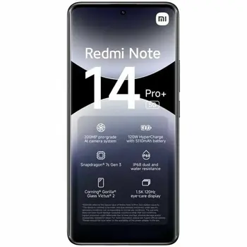 Smartphone Xiaomi NOTE14PRO+ BLCK 6,67" 12 GB RAM 512 GB Black