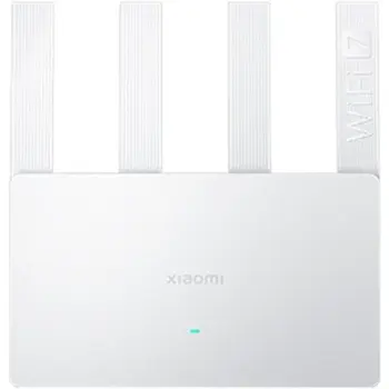 Router Xiaomi White RJ45 Ethernet LAN 10/100/1000 Mbit USB 3.2 Wi-Fi Ethernet LAN 10/100/1000 2.4 GHz-5 GHz Wi-Fi 6 GHz