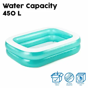 Inflatable Paddling Pool for Children Bestway Multicolour 201 x 150 x 51 cm