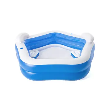 Inflatable Paddling Pool for Children Bestway Multicolour 213 x 206 x 69 cm