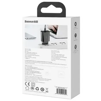 Wall Charger Baseus Speed Mini Black 20 W