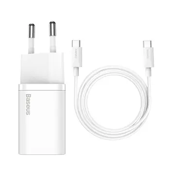 Wall Charger Baseus Super Si White 25 W