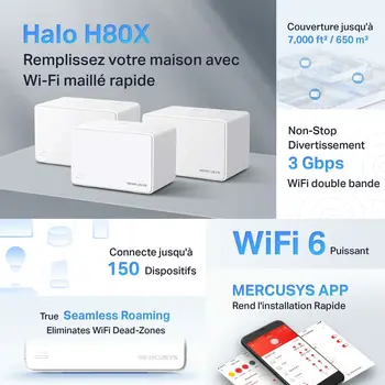 Access point Mercusys HALOH80X-3PK