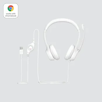 Headphones Logitech H390 White