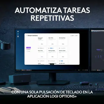 Wireless Keyboard Logitech MX Keys S Spanish Qwerty Graphite Steel