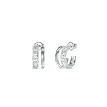 Ladies' Earrings Guess JUBE05197JWRHT-U Silver