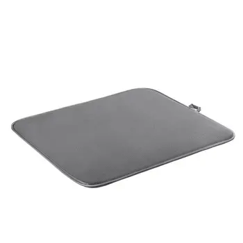 Draining Rack for Kitchen Sink Metaltex Softex Grey 45 x 40 cm Tablecloth