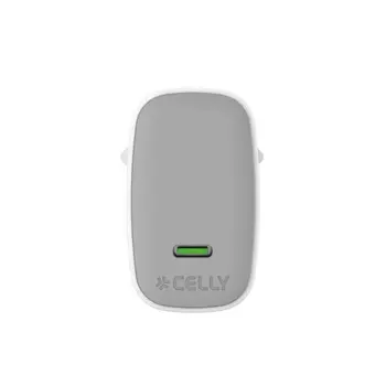 Wall Charger Celly UPTC1USBC65WCTC White